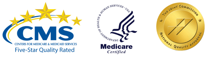 Medicare Joint Comission Accredited CMS Five Stars